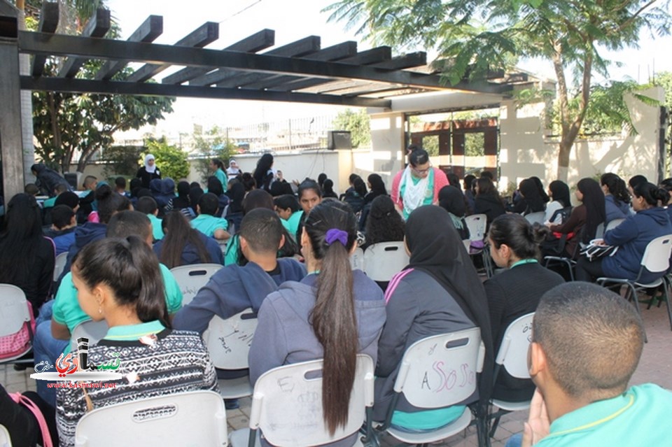 تتويج فعاليات اسبوع التسامح في مدرسة الهدى الثانوية الاهلية في مدينة الرملة..